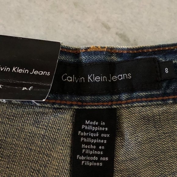NWT 100% Cotton Calvin Klein Flare Jeans - Picture 8 of 9